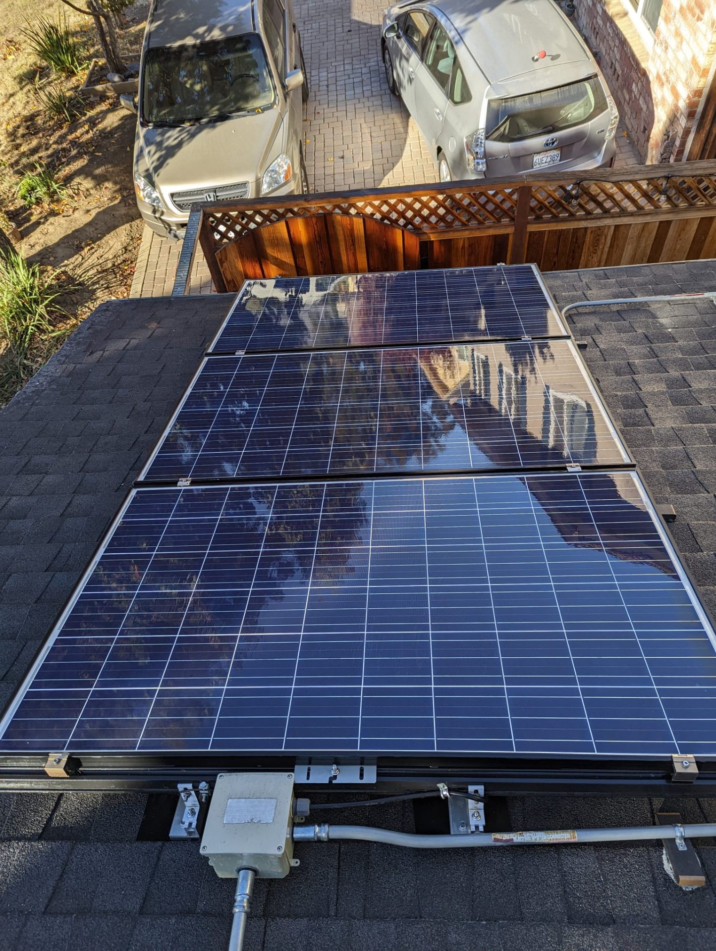 Clean solar panels after cleaning